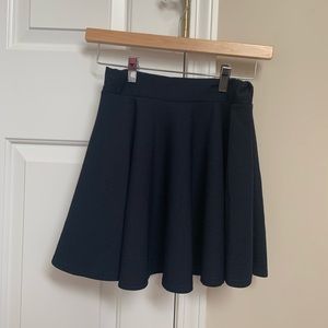 Navy Blue Skater Skirt